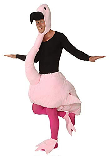 Flamingo (Overall und Fußstulpen) - Größe: Unisize