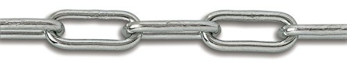 Chapuis BO6 Kette, geschweißt, lang, verzinkt, 620 kg, Durchmesser 10 mm, Spule 10 m, Grau