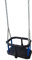 Spilli Outdoor World Sedile Altalena con Gabbia, Un Seggiolino di Gomma 2-in-1 con Catene Uso Commerciale per Asilo, Parco Pubblico