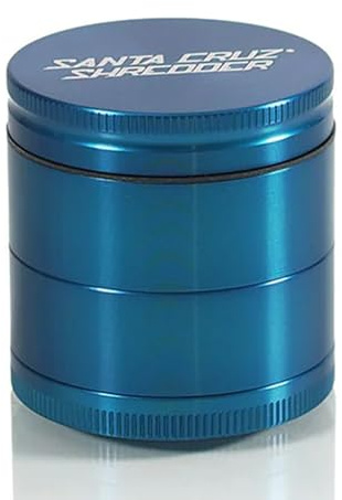 Santa Cruz Shredder Herb and Spice Grinder Made in USA (Medium (2.2 Inch), Blue)