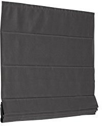 BASIC RAFFROLLO ANTHRAZIT 120x175 cm - MEGA AUSWAHL - 11 MAßE UND 7 FARBEN IM SHOP - RAFFGARDINE FALTROLLO