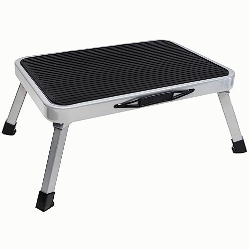 Trittstufe Wohnwagen Wohnmobil Klappbar 38x26cm 1-Stufig 17cm 150kg Camping