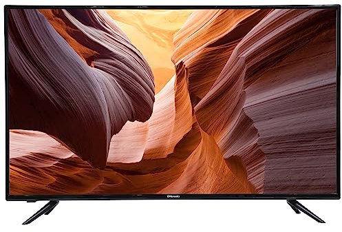 EMtronics 43 inch Full HD LED TV with Freeview, 3 x HDMI, 2 x USB wth PVR for Recording - Black