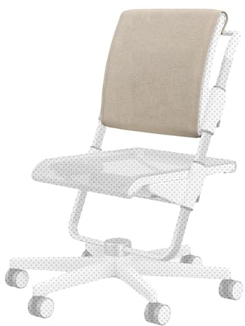 Moll Rückenkissen für Kinderschreibtischstuhl Scooter | ergonomische & weiche Polsterung | einfach montierbar | waschbar & austauschbar | ideal für Jungen & Mädchen | Made in Germany