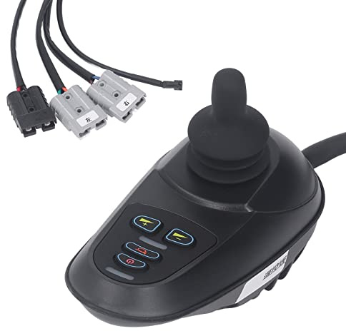 Controlador de Palanca de Mando para Silla de Ruedas Eléctrica Cepillada con Motor 50A DC24V, Accesorio Inteligente para Sillas de Ruedas para Pie en Pendiente, Protección del