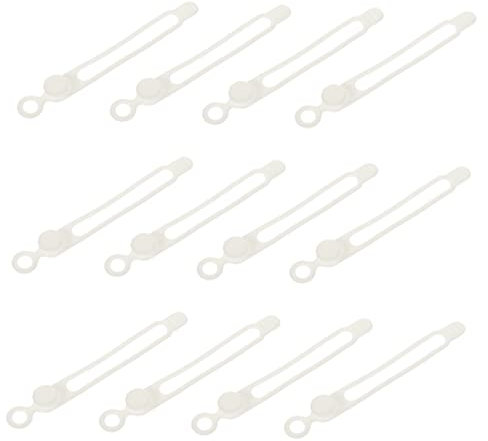 CAXUSD 16stücke Silikon-kabelbinder Kabel-organizer Kabelbänder Zum Aufwickeln Von Kabeln Kabelbinder Für Schreibtisch Büro Und Reisen Kabelmanagement-binder Wiederverwendbar