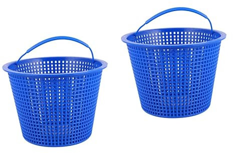 SUPVOX 2pcs Swimming Pool Filter Basket Debris Skimmer for Cleaning to Trap Leaves Hair and Debris