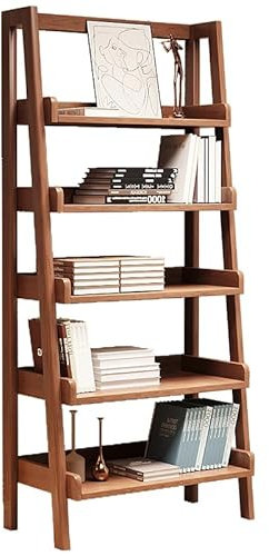 GLigeT Bücherregal Bücherregal bodenstehend einfaches trapezförmiges Wohnzimmer Lagerregal Balkon Blumenregal Lagerung kleines Bücherregal Bücherturm