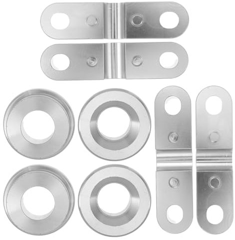SEWOART 2stücke Teiliges Schalthebelbuchsen-kit Aus Aluminiumlegierung Vorne Und Hinten Für Kfz Auto Ersatzteil-zubehör Schalthebelstabilisator Leistungsschaltbuchse Schaltbuchsensatz