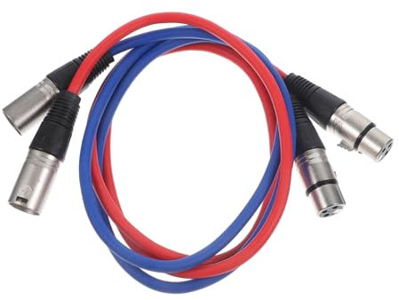 TOYANDONA 2stücke Koaxiales Audiokabel Mikrofonkabel Langes Symmetrisches Kabel Stecker Buchse Audiokabel Für Lautsprecher Professionelle Audioübertragung Und Interferenzen Für