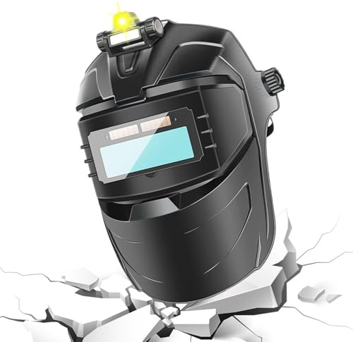 Dopsyesn Welding Helmet Auto Darkening,Anti-Glare Welding Face Cover | Wide Shade Anti-Fog Face Protector, Adjustable Headgear for Construction Auto Repair