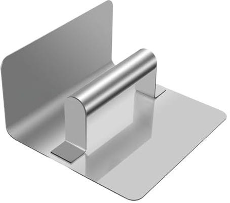 Dualoai Llana de Esquina Herramienta Profesional Llana de Acabado Espátula para Mortero en Acero Inoxidable Ligero Adecuado para Aplicar Finas Y Alisar, R15 Grados Internos