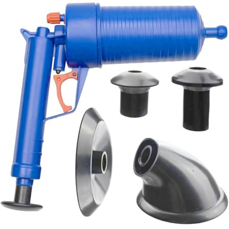Gatuida Desatascador para Inodoro Profesional con Émbolo de Aire con Ventosas de Varios Herramienta Duradera para Destapar Tuberías y Desagües Baño y Cocina