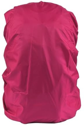 RUHTEUO Zaino parapioggia Borsa Impermeabile Campeggio Esterno Escursionismo Arrampicata parapolvere for Zaino 30-40l(Rose Red)
