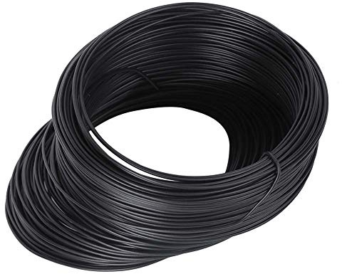 Sorandy Fascetta Fermacavo in Ferro Zincato per Bonsai 100 Metri 0,55 Mm Applicabile per Giocattoli, Materiali Artigianali, Giardinaggio,
