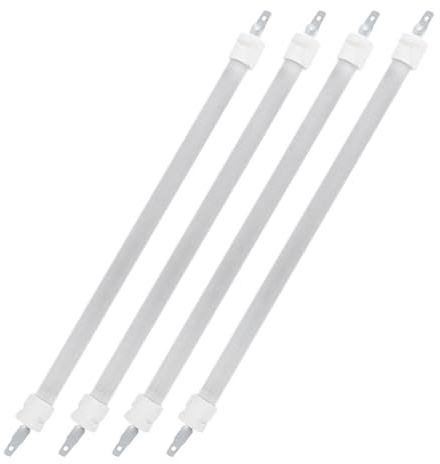 Abaodam Tube Quartz Chauffant 4 Tubes 24 CM pour Poêle Électrique Accessoires de Remplacement Intérieur