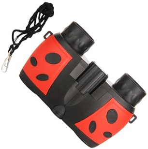 KTUXZCI Binoculares para niños de juguete, telescopio pequeño, juguete de aumento para niños, mejora las experiencias de juego al aire libre con funciones