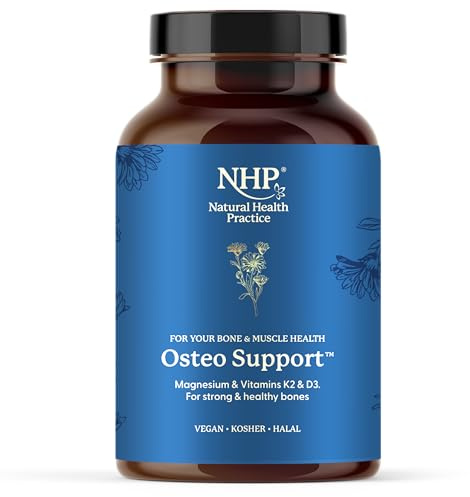 NHP The Natural Health Practice Osteo Support Supplement Vitamin D3 (90 Capsules) Maintain Strong Healthy Bones