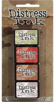 Ranger Tim Holtz Mini Distress Ink Kit 11, Plastic Multicolour 10 x 2,5 x 1,3 cm