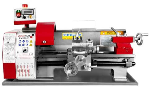 PAULIMOT Drehmaschine PM190-V mit 400 mm Spitzenweite, frequenzgesteuert