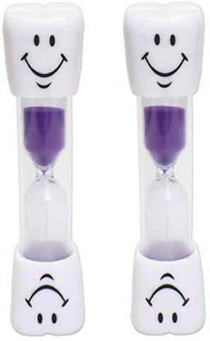 Smile Sand Egg Timer- 2 minute Timer (Set of 2) (2 Purple)
