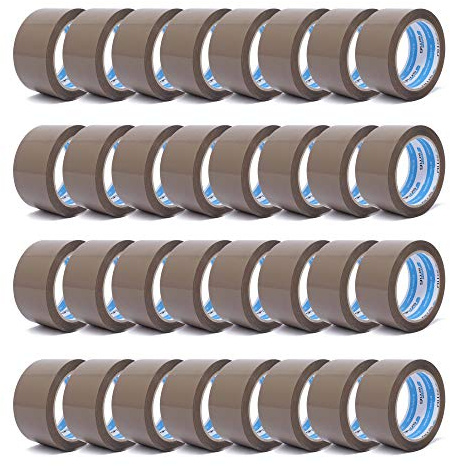 gws Paketklebeband 144 Rollen braun Geräuscharmes Universalklebeband zum Verpacken von Paketen - Hohe Klebekraft - Profi-Qualität 66 m Länge 50 mm Breite