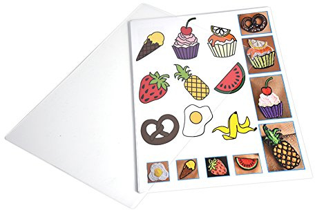 20st 3D Penna Stenciler, 250mm x 170mm 3D Skrivare Penna Papper Stenciler, DIY Graffiti Mall 40 Papper Tecknade Mönster För Barn