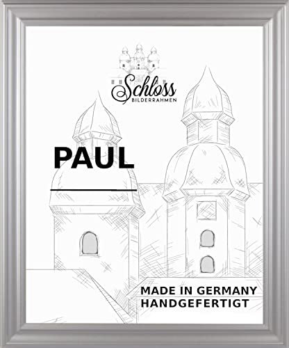 Schloss BILDERRAHMEN Paul 70x90 cm, Dekor Silber