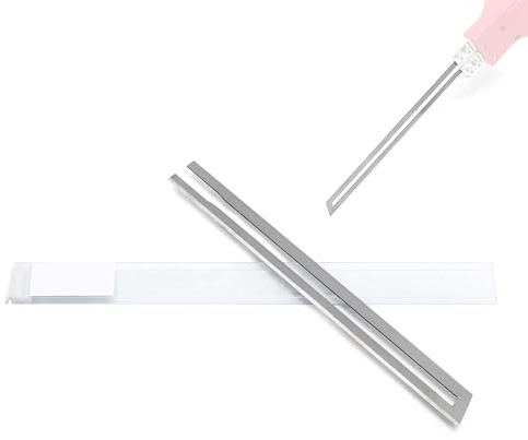 Wiltec Klinge für Styroporschneider 150mm, gehärtet, gerade, schneidet Styropor, Styrodur & andere Dämmstoffe mit Nickel-Chrom-Legierung für Heißrahtschneider