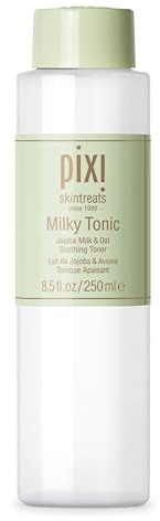 Pixi Beauty Milky Tonic | Tonico Viso Lenitivo e Idratante con Latte di Jojoba, Avena e Tè Verde | Nutriente e Senza Alcol | 8,5 fl oz / 250 ml