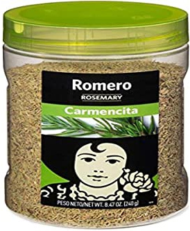 Carmencita - Romero - Rosemary - Reina de las Plantas Aromaticas - Insustituible a la Hora de Cocinar - 240 Gra,ps