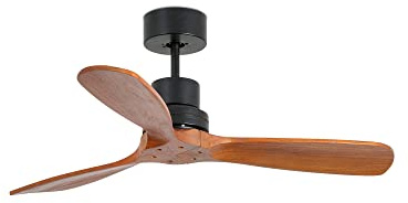 Faro Barcelona 33517DC - MINI LANTAU Deckenventilator schwarz matt mit DC Motor