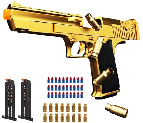 Toy Gun, Educational Toy Model, EVA Safety Foam Soft Bullet, Toy Foam Shock Wave Soft Bullet Game Gun, Toy Guns for Boys 8-12