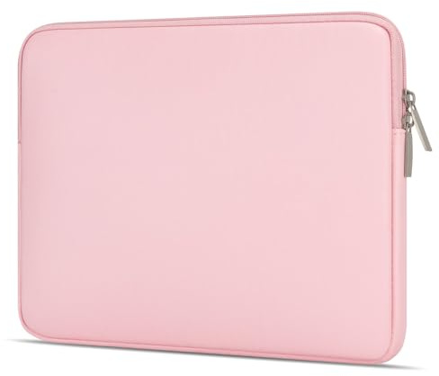 jooeer 13-13,3 Zoll Laptop Hülle für 13 MacBook Air Pro 2012-2017 13,3 Chromebook Notebook 13,5 Surface Laptop 5/4/3/2, Wasserdicht PU Leder Schutzhülle Tasche Dünn Stoßfest Sleeve, Rosa