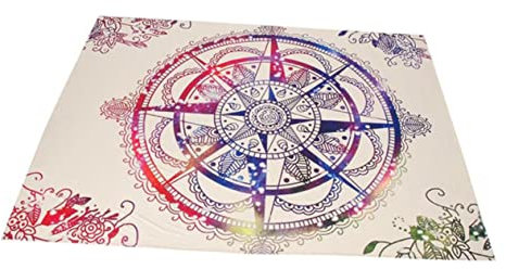 Cabilock Pfauenteppich wandteppich Gobelin-Mandala Meditationsteppich Yoga-Essen Tapisserie yogamatte bedrucken Strandtuch bedrucken Haushalt Badetuch Wandbehang Yoga Matte