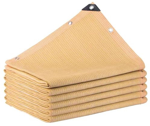 Rete Ombreggiante da Giardino per Protezione Solare Tessuto Ombreggiante Beige con Occhielli 85% Anti UV Tenda da Sole per Esterno Rete Telo Ombra Traspirante per Balcone (3x4m/9.8x13.1ft)