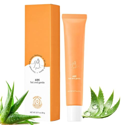 Enthaarungscreme, 20g Gesichtshaarentferner Creme für Frauen, Haarentfernungscrem für Frauen, Haarentfernung Gesicht Damen für Oberlippe, Wangen & Augenbrauen, normale Haut (1 Stück)