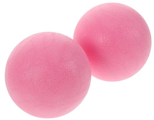 WESIEVYA 2 Stück Massagebälle aus Tpe für Akupunktmassage und Postworkout Regeneration Runde Faszienbälle für Yoga und Myofasziale Entspannung