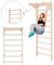 Espalier avec barre de traction pour adultes (230 cm) - Mur d'escalade en bois - Appareil de fitness multifonction - Échelle d'escalade pour adultes et enfants - 100 % écologique - Fabriqué en UE