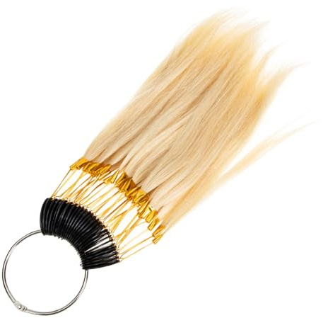 WRITWAA Nuancier De Couleurs De Cheveux Humains 30 Mèches Taille Moyenne Support De Coloration En Acier Inoxydable Pour Salon Coiffure Professionnel Usage Pratique