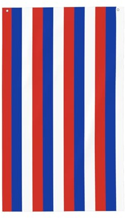 Bandera rusa con impresión ligera para decoración de temporada, para interiores y exteriores, patio, césped, jardín