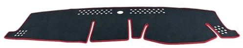 For Toyota For Yaris For Cross XP210 2020-2024 Car Dashboard Cover Dash Mat Sun Shade Non-slip Pad Accessories Dash Board Carpet(RHD Black Red)