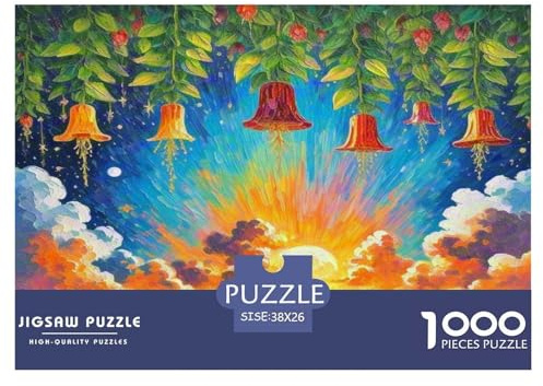 Fuchsien Puzzles 1000 Teile Schwer Puzzle Spielzeug Pädagogisches Spiel Impossible Herausforderungsspielzeug Für Erwachsene Und Kinder in Bewährter 38x26cm/1000pcs