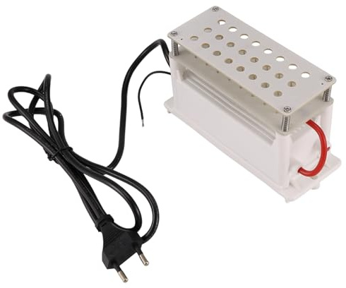 BOFRHME Generador Ionizador Negativo, Ionizador, Purificador de Aire, Elimina el Humo, Polvo, Purificadores de Aire, Generador de Plasma Negativo, Enchufe Europeo