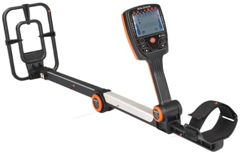 Metalldetektor Vikbar metalldetektor Guldgruva skattjaktsdetektor Pinpoint Target ID Cursor LCD Display