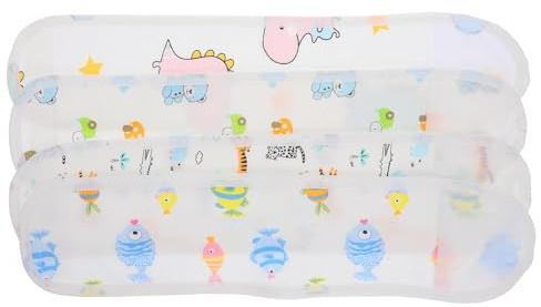 Ipetboom Ceinture Abdominale pour -Né 4 Pièces en Tissu Doux et Respirant Taille Ajustable Motifs Animaux Mignons Protège le Nombril du Froid pour Bébé Enveloppe Ventrale Portable
