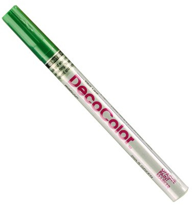 UCHIDA 200-C-4 Marvy Deco Color Fine Point Paint Marker, Green