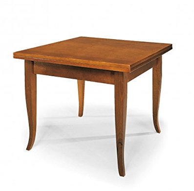 Vintage Home TAVOLO IN Legno 90x90 APERTURA A Libro