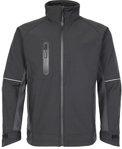 TuffStuff Mens 252 Stanton Softshell Jacket, Black, XL UK