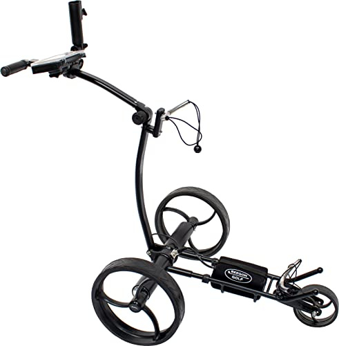 BeeGon Golf Elektro-Golftrolley GT-X600 Pro Black Edition mit 10Ah-Lithium-Akku